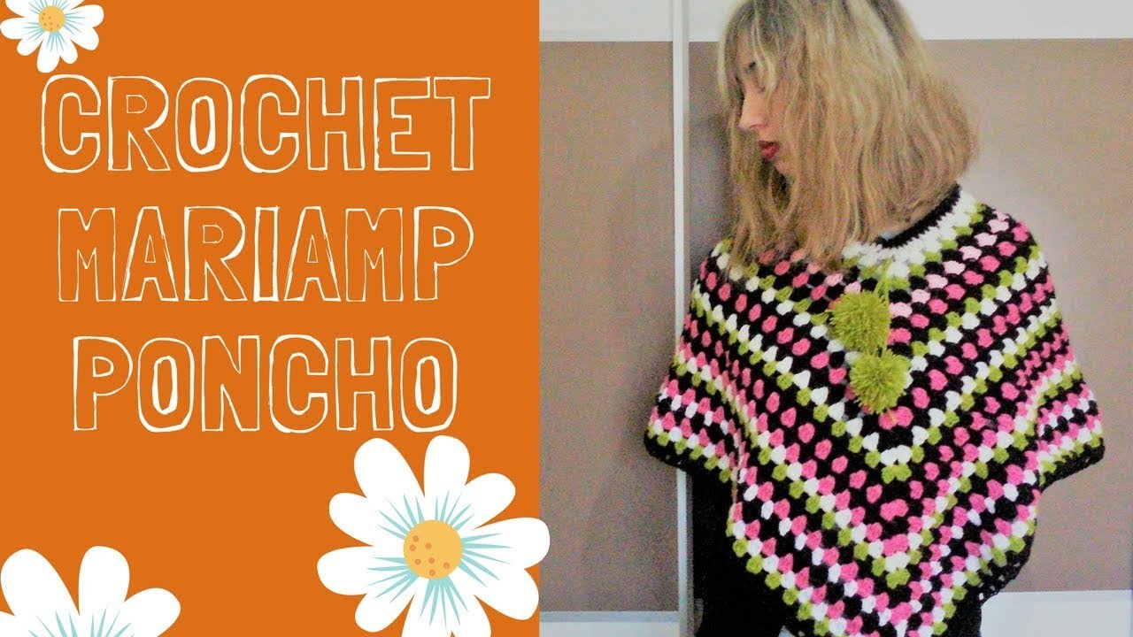 COMO HACER UN PONCHO DE CROCHET