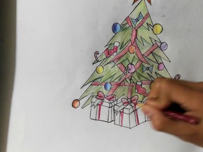 Dibujo de árbol de Navidad
