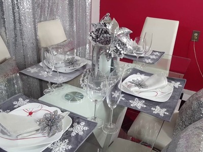 DIY???????? como arreglar tu mesa elegante y glamourosa. glamours table