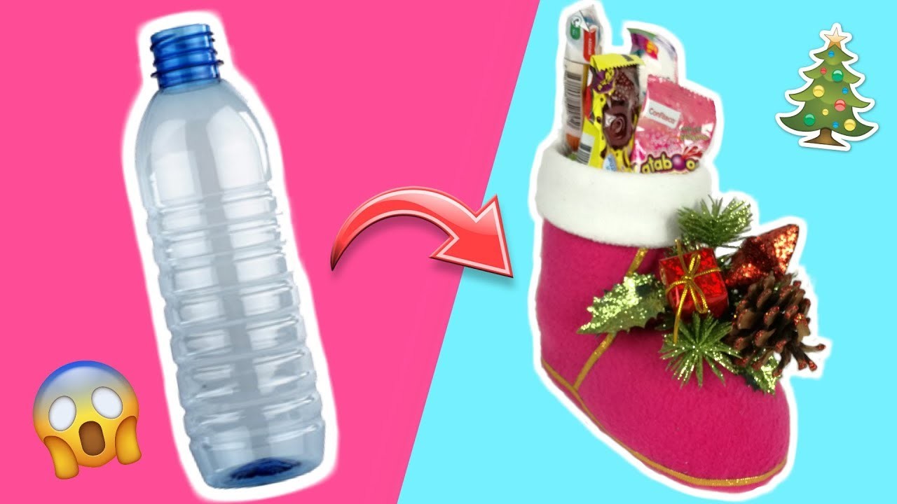 DIY NAVIDAD * BOTA NAVIDEÑA CON FIELTRO * FACIL Y RAPIDO * REGALO DE ULTIMO MINUTO*