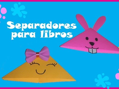 DIY - Separadores para páginas con papel de colores. Corner Bookmarks | Simple y Creativo