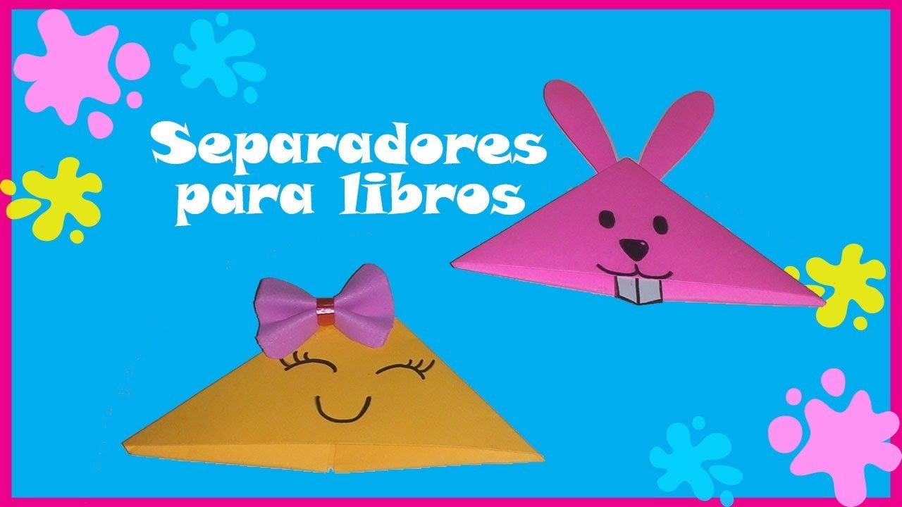 DIY - Separadores para páginas con papel de colores. Corner Bookmarks | Simple y Creativo