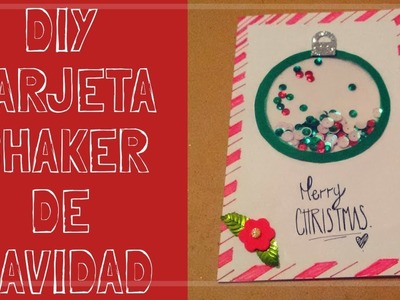 DIY Tarjeta de Navidad tipo Shaker | Christmas Card Shaker. BALALAB ♥