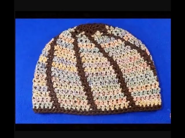 Gorro tejido con ganchillo