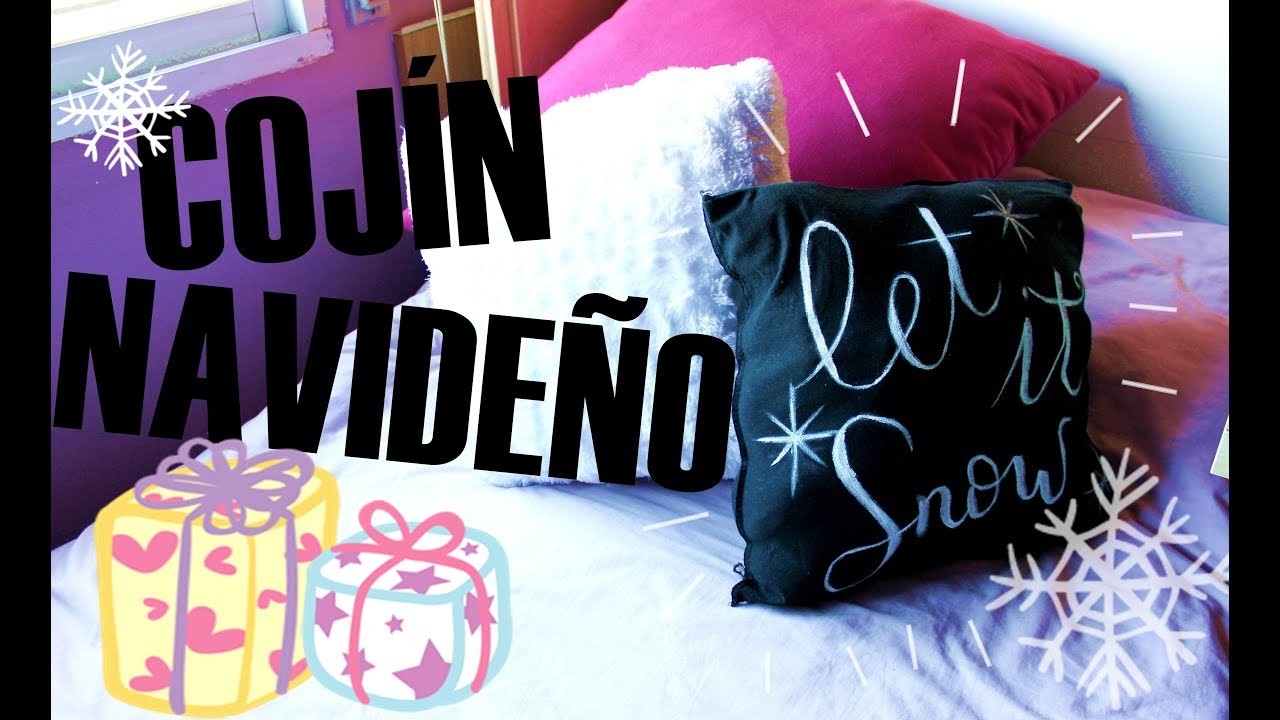 IDEA ROOM DECOR | COJÍN NAVIDEÑO | CHRISTMAS PILLOW | DIY