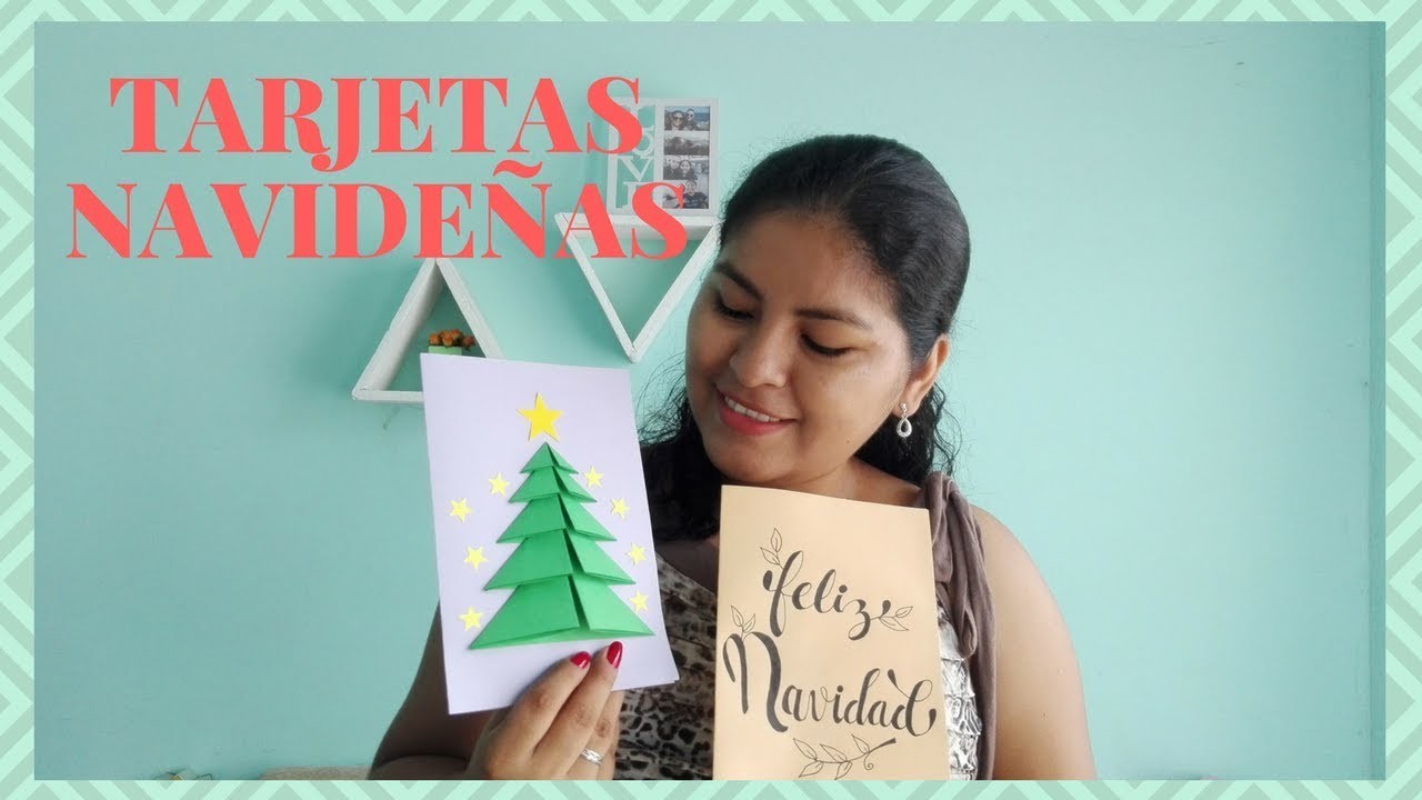 Manualidades: Tarjetas Navideñas | Estefany Morales