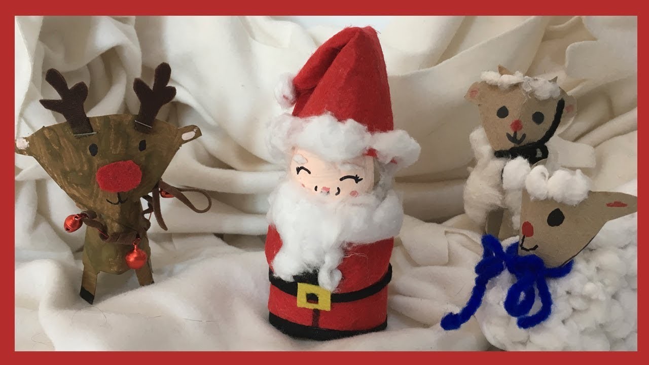 Personajes Navideños  Manualidades fáciles para niños