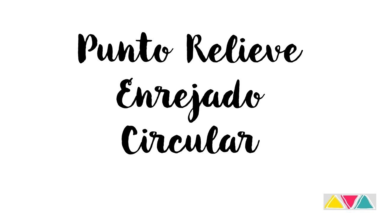 Punto Relieve Crochet Circular por Mamma Do It Yourself