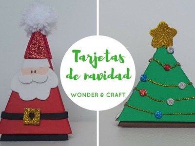 Tarjeta explosiva.pop de navidad | con Anil K | tarjeta explosiva triangular | Wonder & Craft