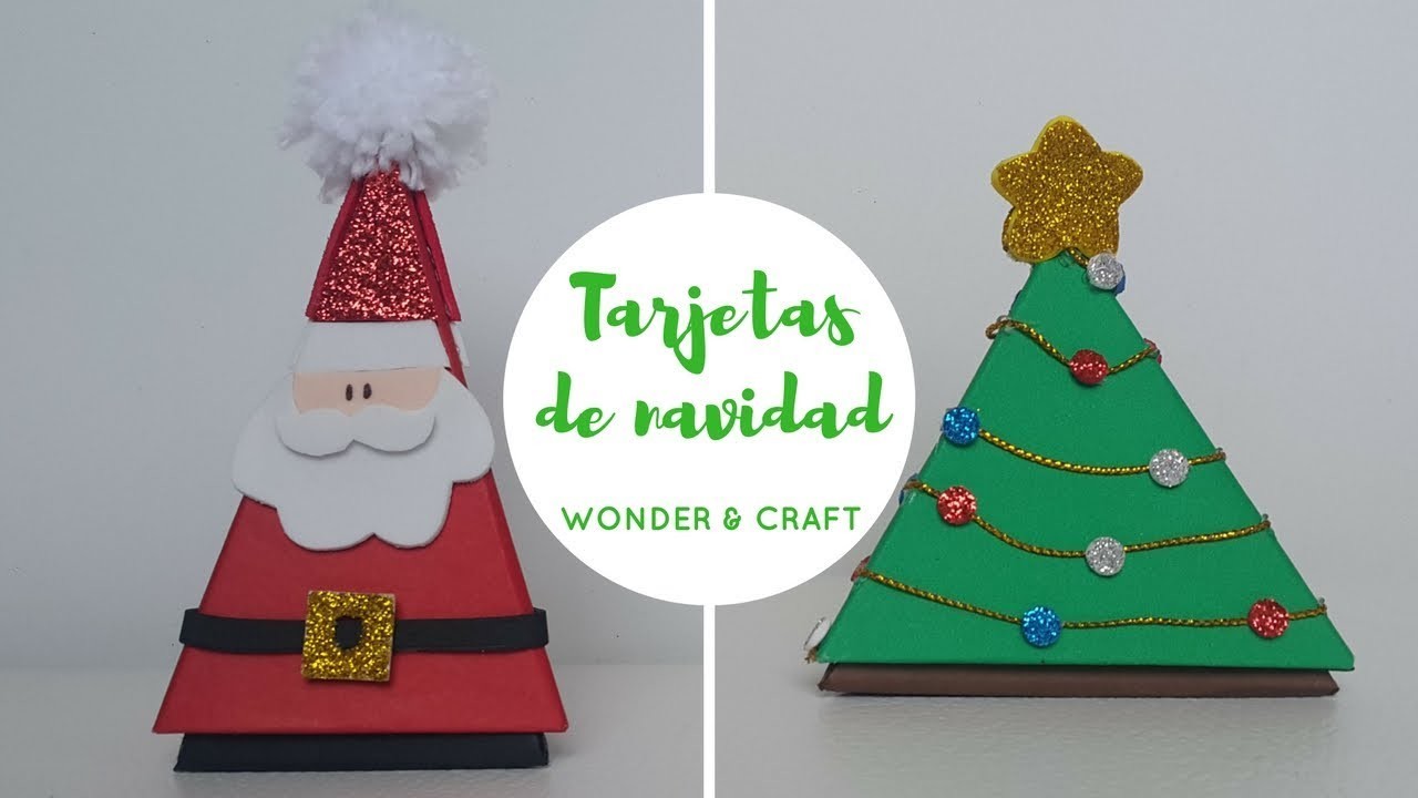 Tarjeta explosiva.pop de navidad | con Anil K | tarjeta explosiva triangular | Wonder & Craft