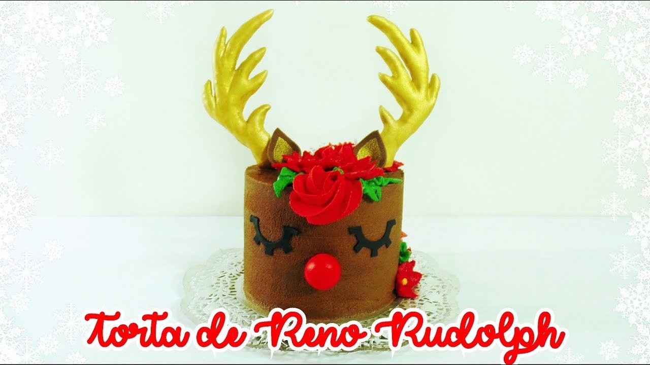 Torta de Reno Rudolph | Reindeer Cake | Navidad | Christmas