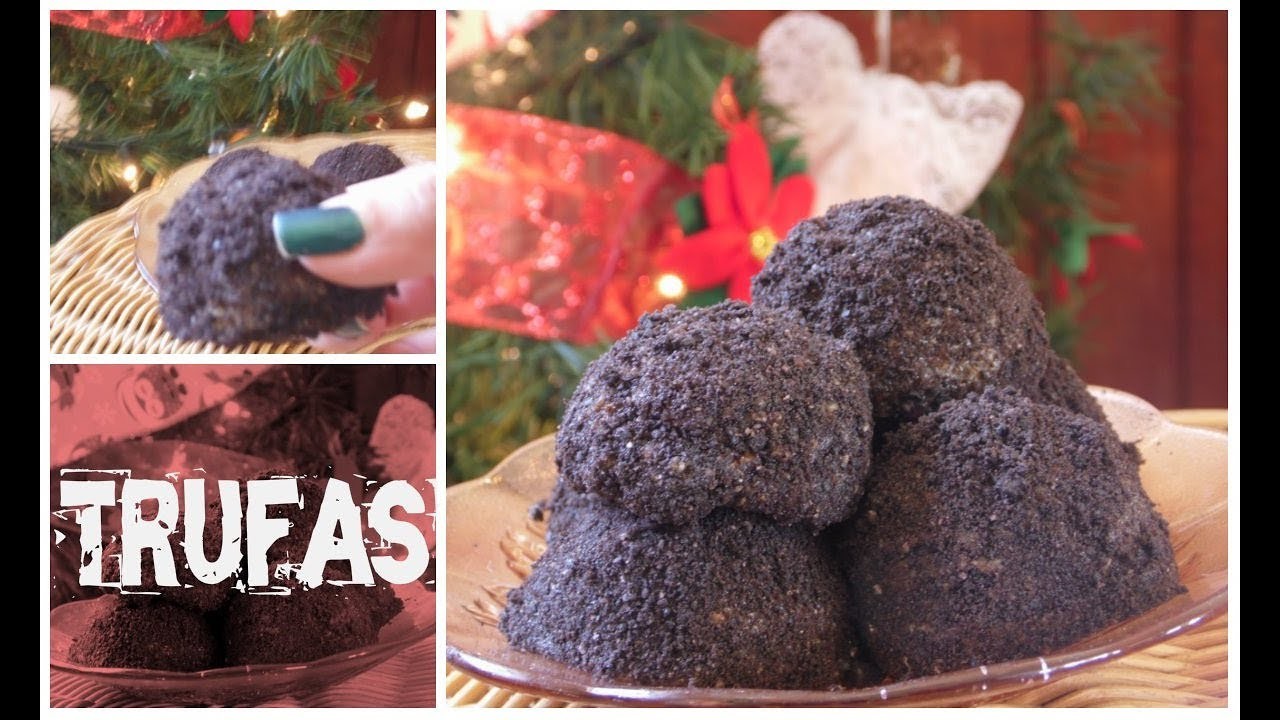 Trufas de chocolate - Especial 9 días de manualidades y recetas navideñas