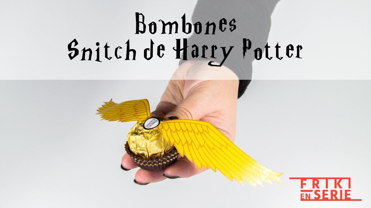 Bombones Snitch de Harry Potter DIY
