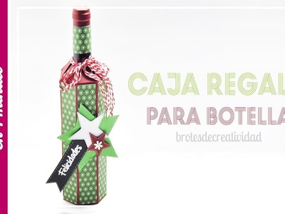 CAJITA REGALO para BOTELLA. BOTTLE BOX ★ Tutoriales en 1 minuto