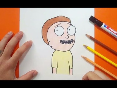 Como dibujar a Morty paso a paso - Rick And Morty | How to draw Morty