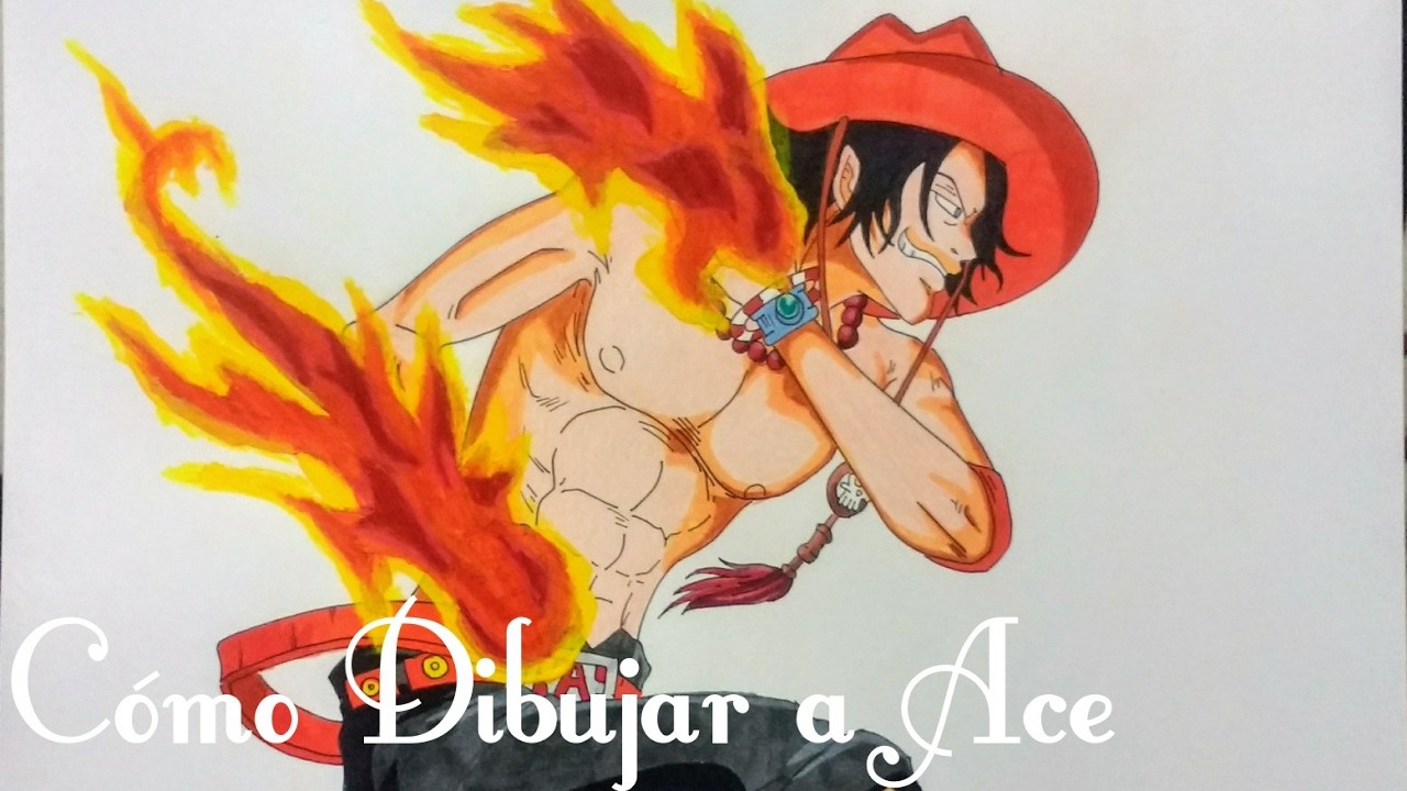 Como Dibujar a Portgas D. Ace |Paso a Paso|One Piece