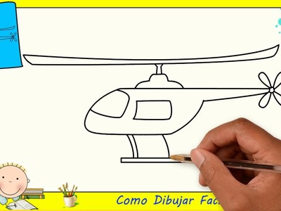 Como dibujar un avion FACIL paso a paso para niños y principiantes 7