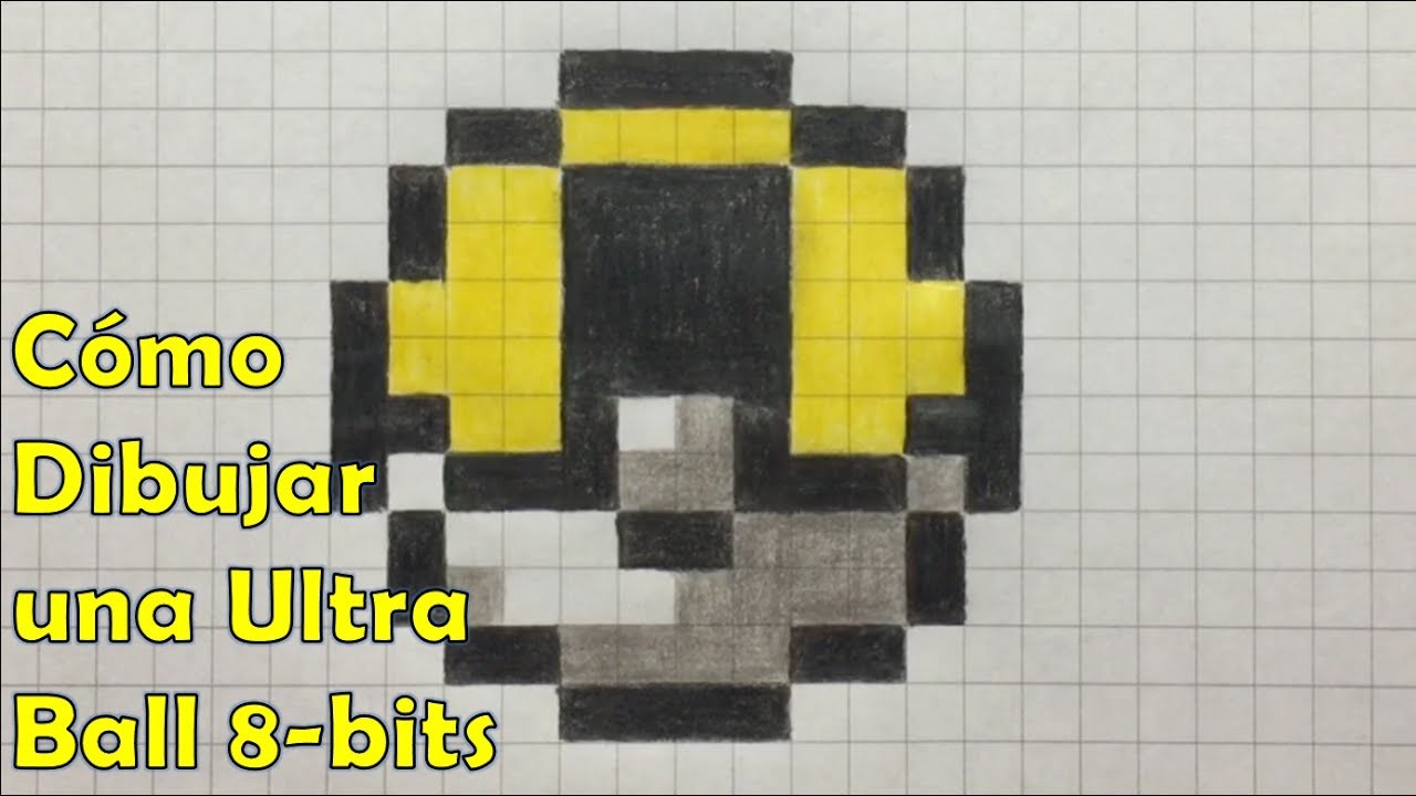 Cómo Dibujar una Ultraball 8-bits TUTORIAL PASO A PASO!