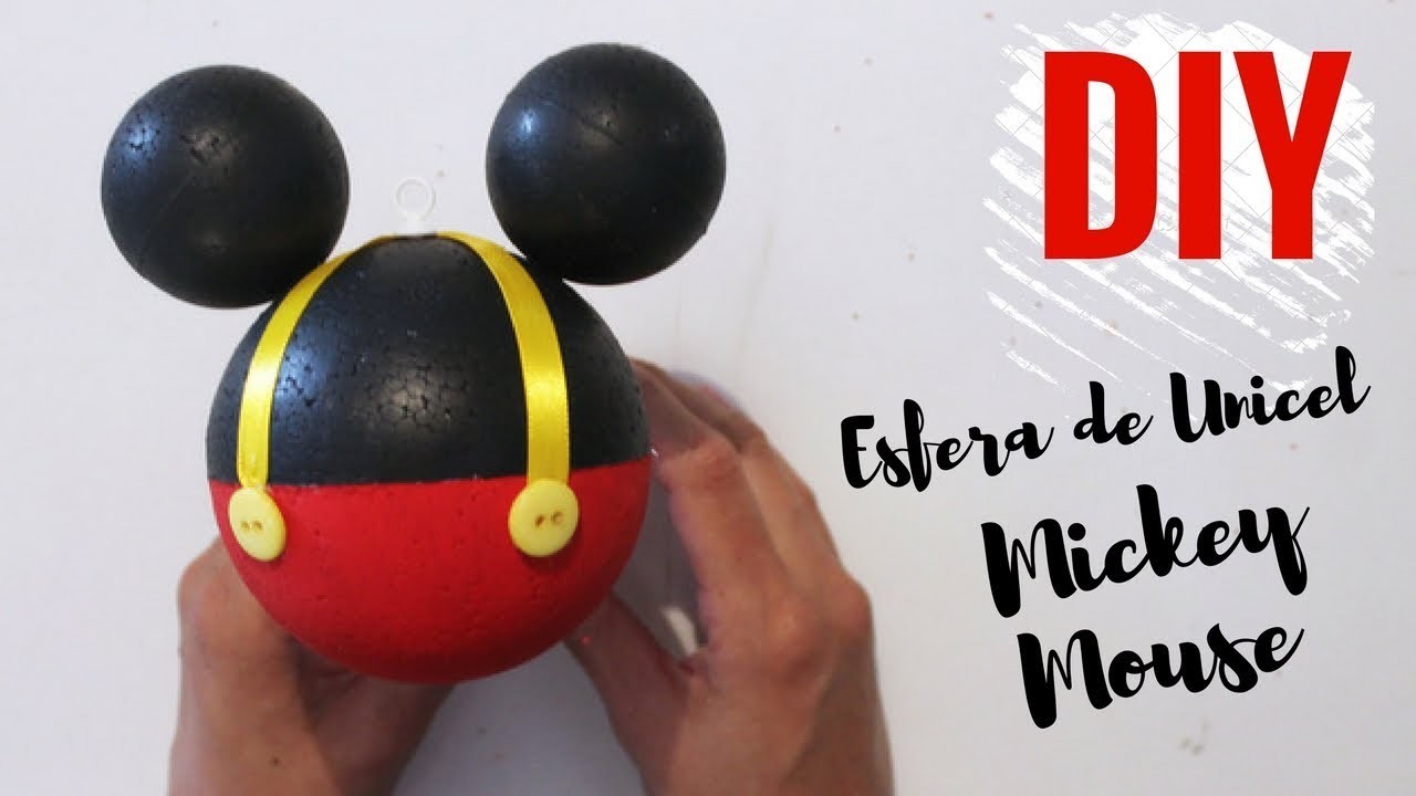 Como hacer Esferas de Mickey mouse y Minni