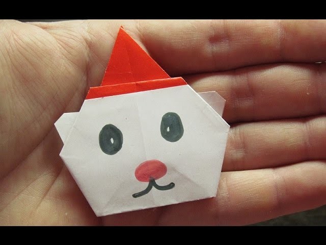 Como hacer un OSO NAVIDEÑO Super Cool | Origamis de papel faciles de hacer