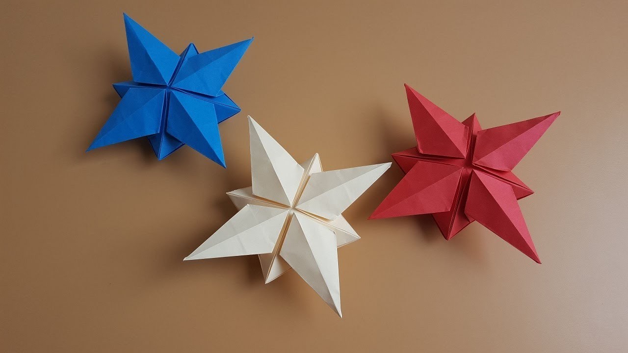 Cómo hacer una estrella 3D - Origami