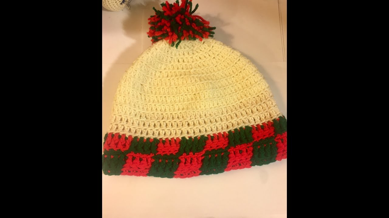 Como Tejer Un Gorrito Navideno
