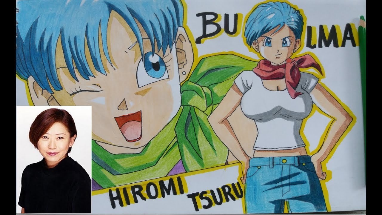 Dibujando a BULMA en Homenaje a HIROMI TSURU | Dragon Ball Super