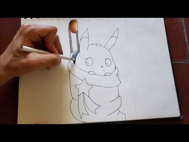 Dibujando Pikachu Kawaii