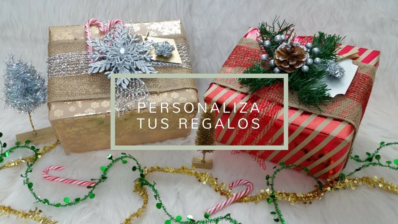 DIY Personaliza Tus Regalos Esta Navidad | Christmas Gift Wrapping Ideas 2018 | Home Deko Channel