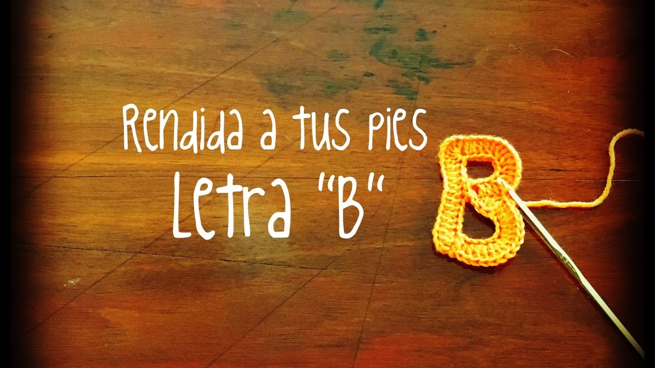 Letra "B" | Abecedario crochet