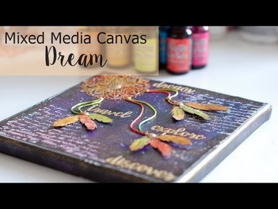 Mixed Media Canvas "Dream"