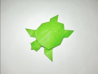 ORIGAMI TUTORIAL SEA TURTLE (tortuga origami)