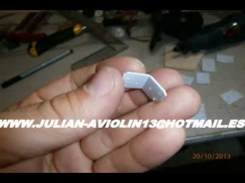 Tutorial  bisagras  para aeromodelismo