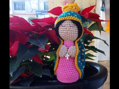 Virgen Amigurumi a Crochet Versión (ZURDO) Tercera Parte