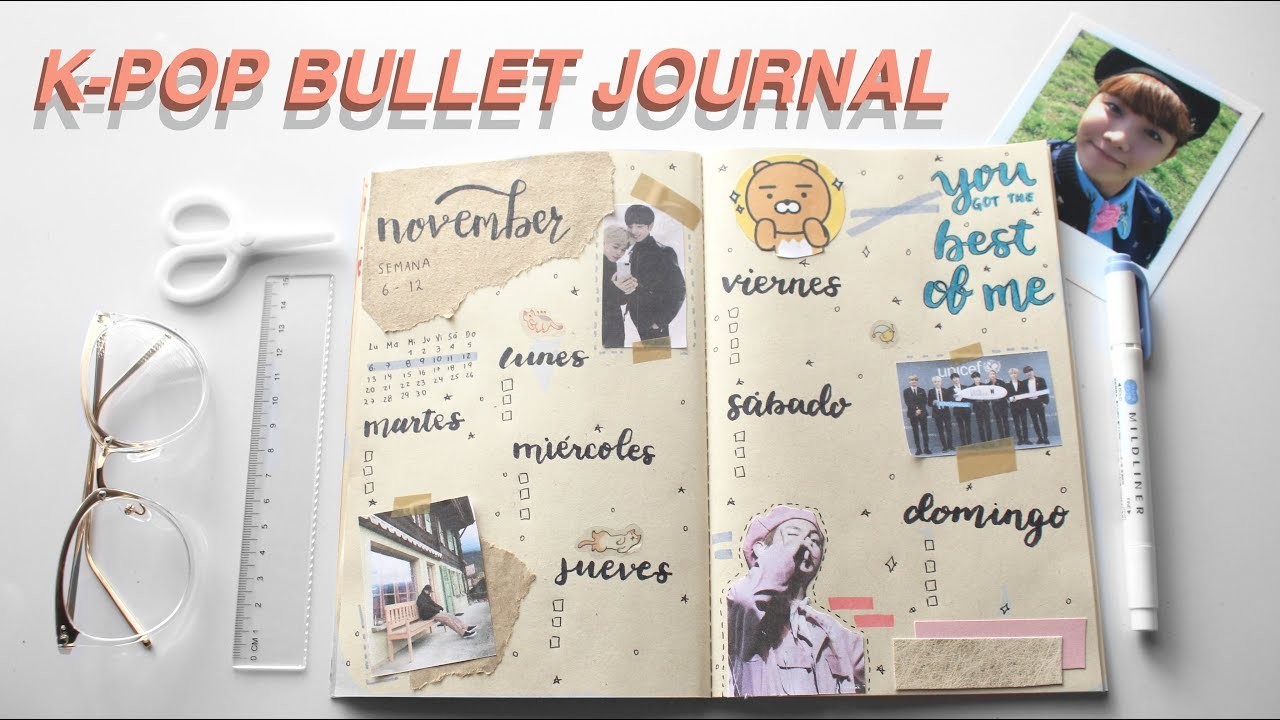 BULLET JOURNAL estilo K-POP. BTS | sofiapricot