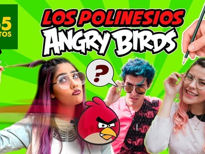 COMO DIBUJAR A LOS POLINESIOS ESTILO ANGRY BIRDS