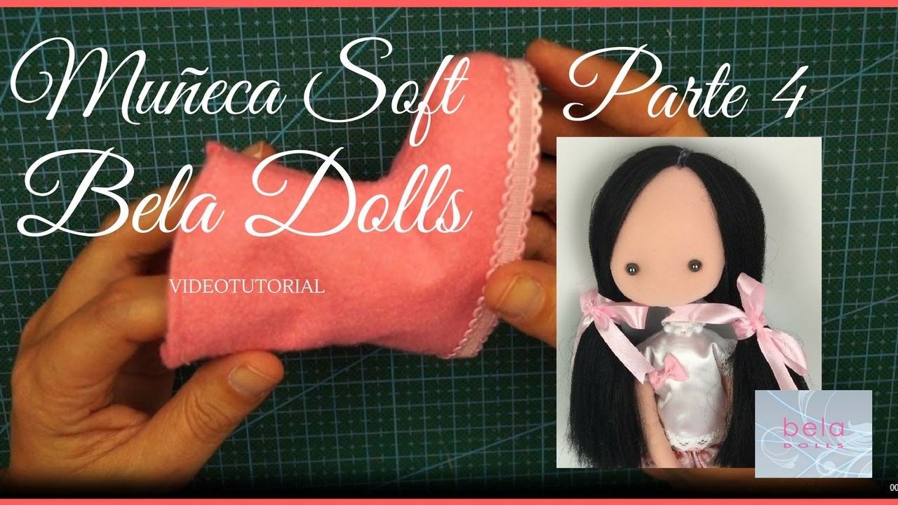Como hacer una muñeca Soft Parte 4- Hacer botas para muñeca soft