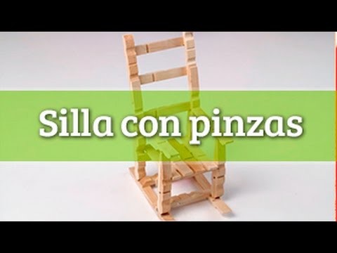 Cómo hacer una silla con  pinzas