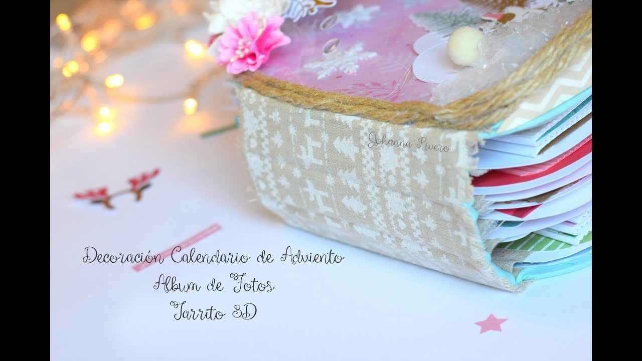 Decoracion Calendario de adviento Album navidad Tarrito 3D 1ero
