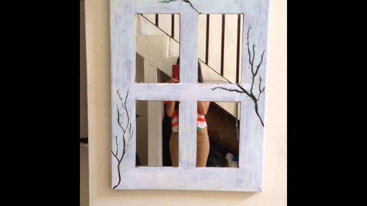 DIY reciclando una ventana a un espejo. AnimaciónDI.
