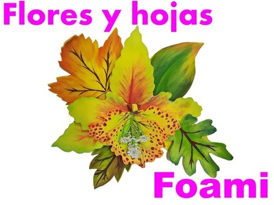 Flores de foami