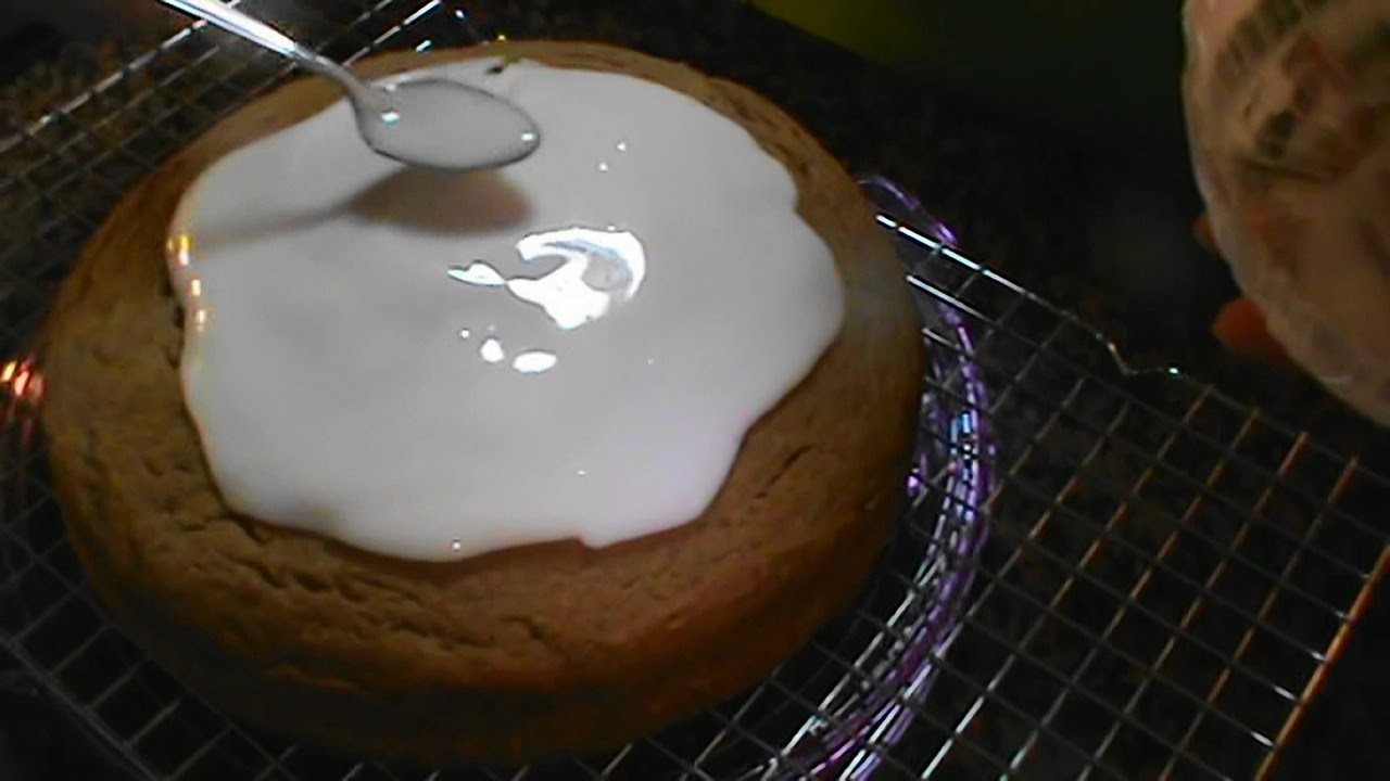 Glaseado blanco sencillo