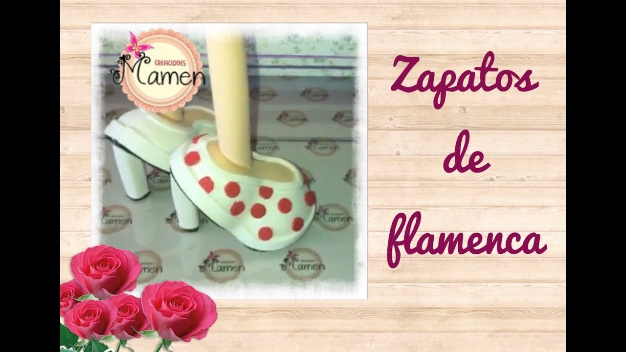 ????Zapatos de flamenca hechos con gomaeva. Creaciones Mamen ????????????