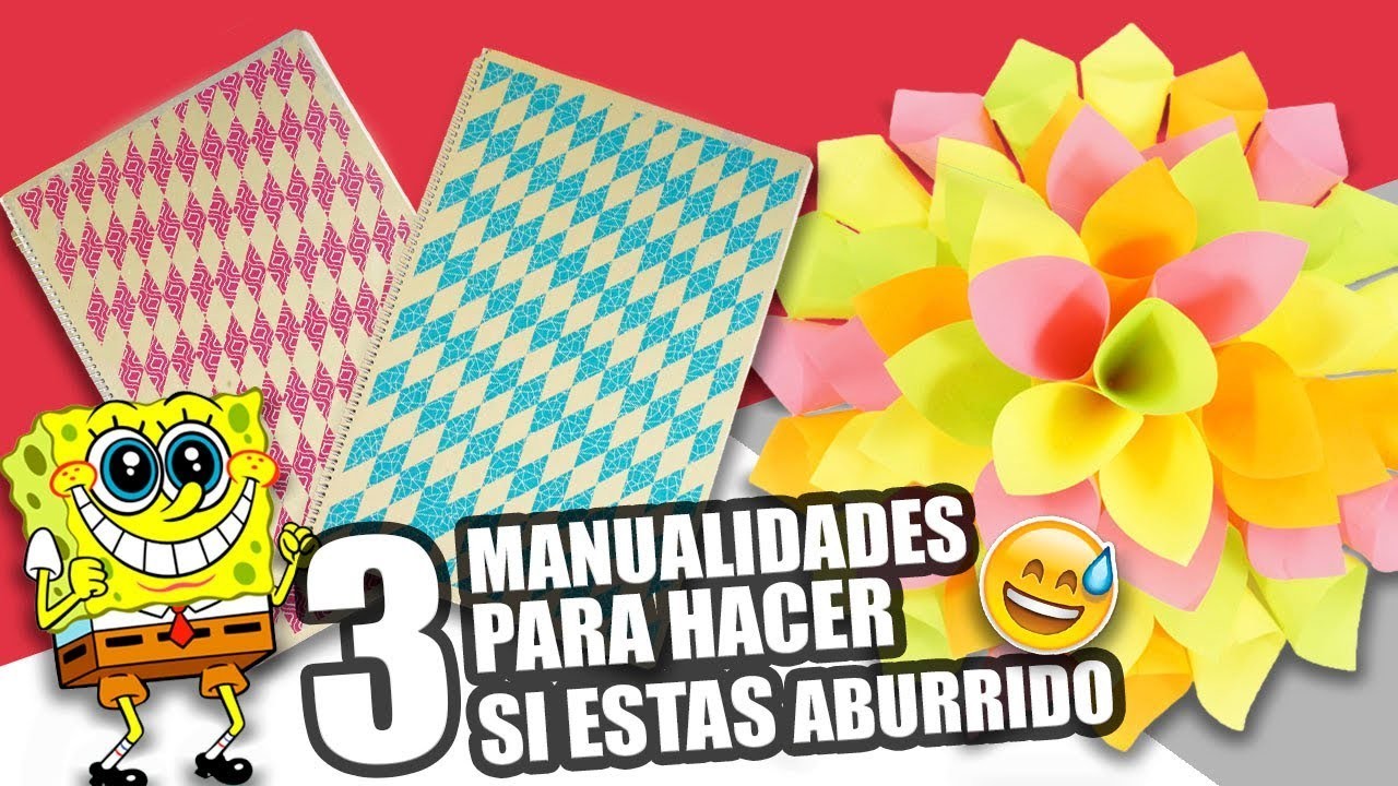 3 MANUALIDADES PARA HACER SI ESTAS ABURRIDO|Manualidades|DIY