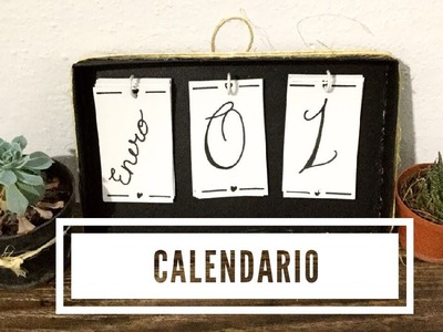 Bonita idea ???? para calendario ???? 2018 , Manualidad ✂️ , DIY, ||LUCELI||????????