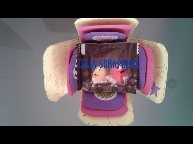 Caja scrapbook para regalar