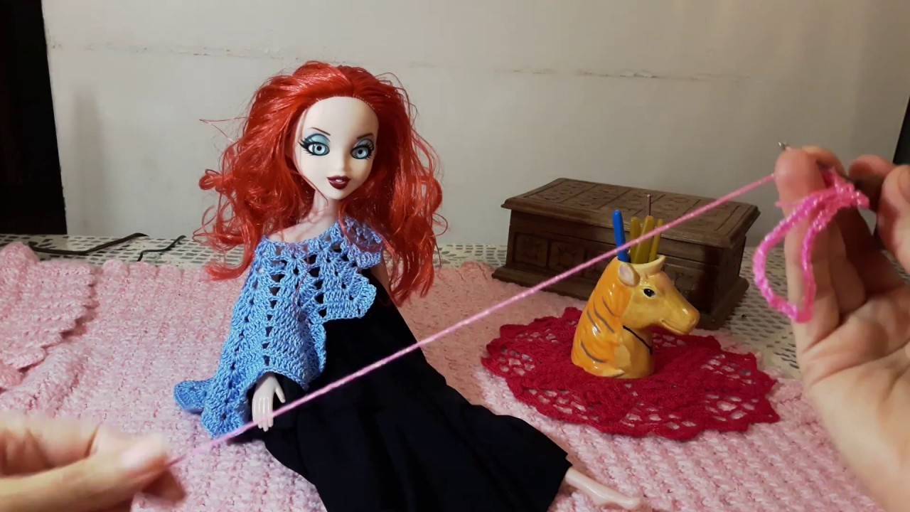 Capita Iris para Barby a crochet