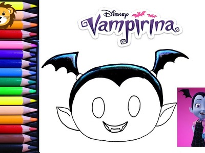 Como Dibujar - Vampirina Emoji - Disney - Dibujos para niños - Draw and Coloring Book for Kids