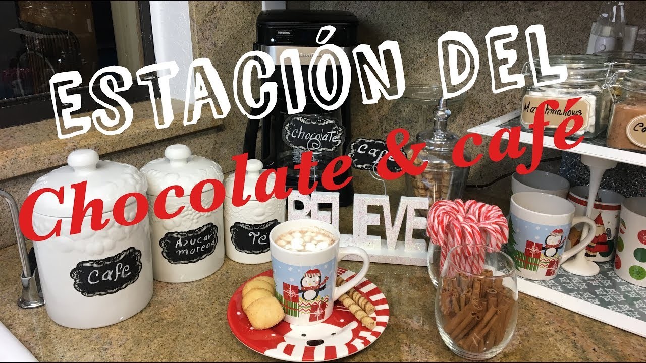 COMO ORGANIZAR LA ESTACION DEL CAFE Y CHOCOLATE ☕️ NAVIDEÑO | CHRISTMAS COFFEE & COCOA STATION