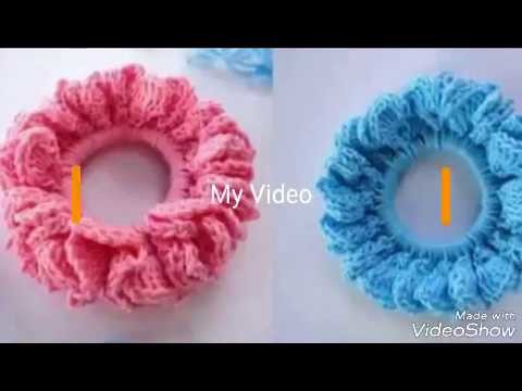 Como puedes hacer tu propria coleta a crochet - paso a paso